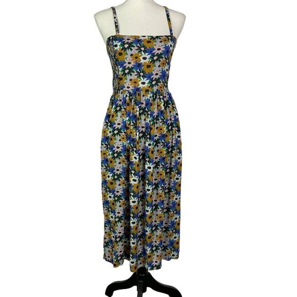 Anthropologie | Corey Lynn Calter Danica Smocked Dress, Midi length, size small - Picture 5 of 16